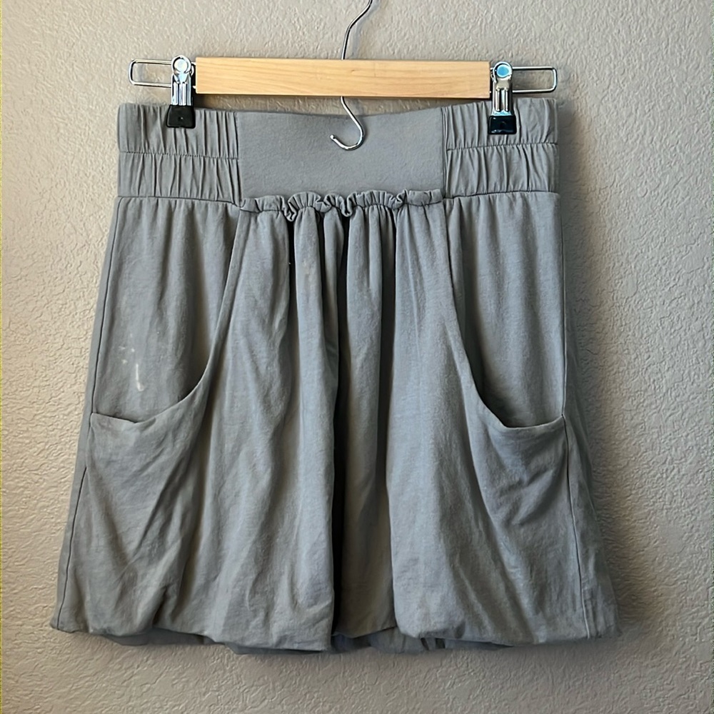 Gray Bubble Skirt